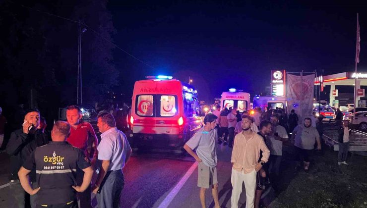 Zonguldak’ta trafik kazası: 9 yaralı