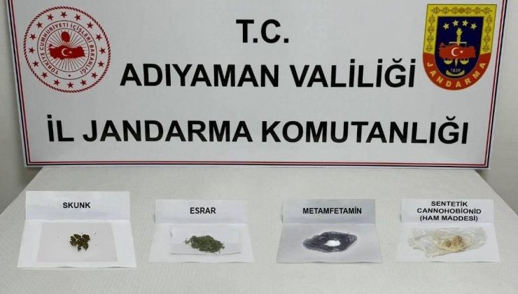 Adıyaman’da, 18 kişiye uyuşturucudan işlem yapıldı