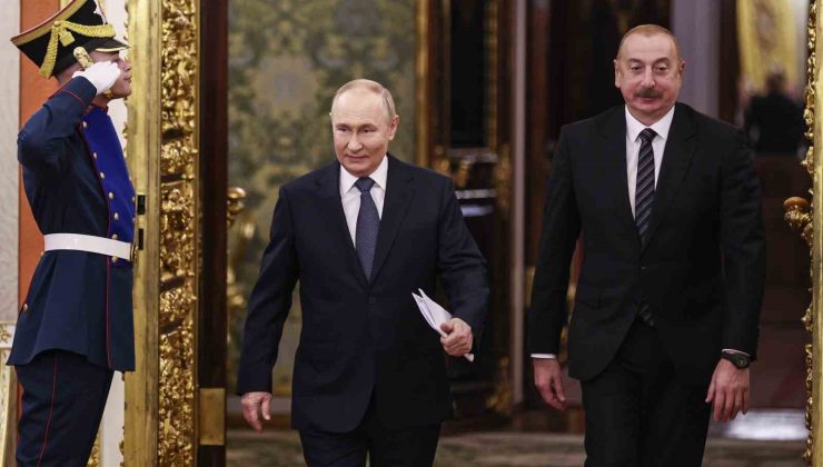 Aliyev, Putin ile görüştü