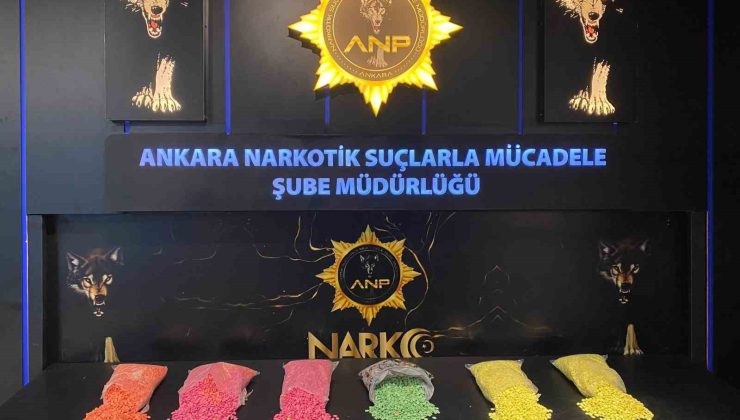 Ankara’da 28 binden fazla uyuşturucu hap ele geçirildi