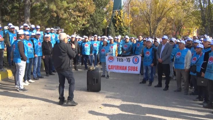 Ankara’da maden işçileri özelleştirmeye karşı eylem yaptı