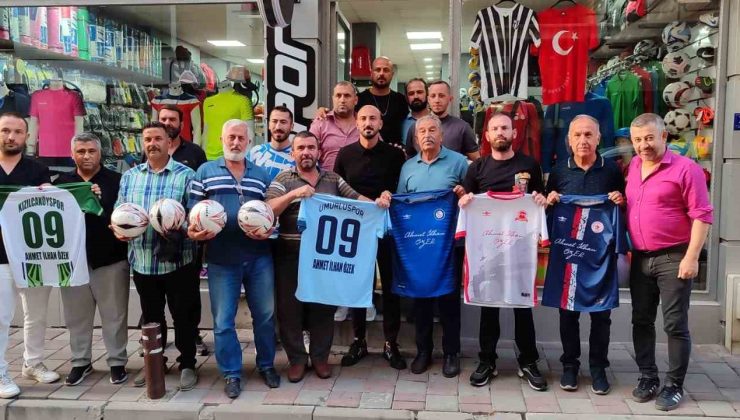 Aydınlı futbolcudan amatör kulüplere can suyu