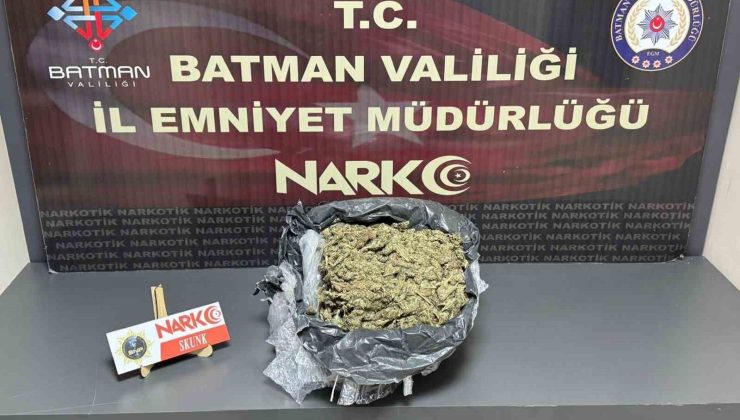 Batman’da evde uyuşturucu operasyona 1 tutuklama