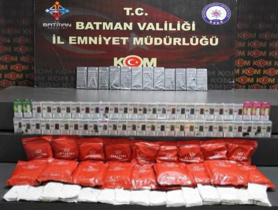 Batman’da kaçakçılık operasyonunda 5 kişi gözaltına alındı