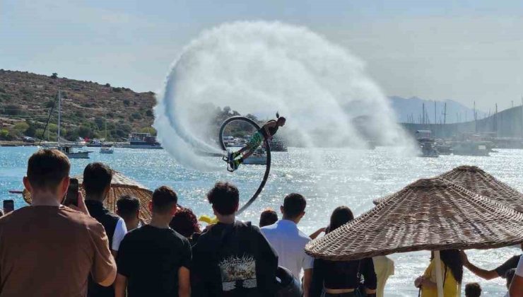 Bodrum’da turistler yüzerken büyük sürprizle karşılaştı