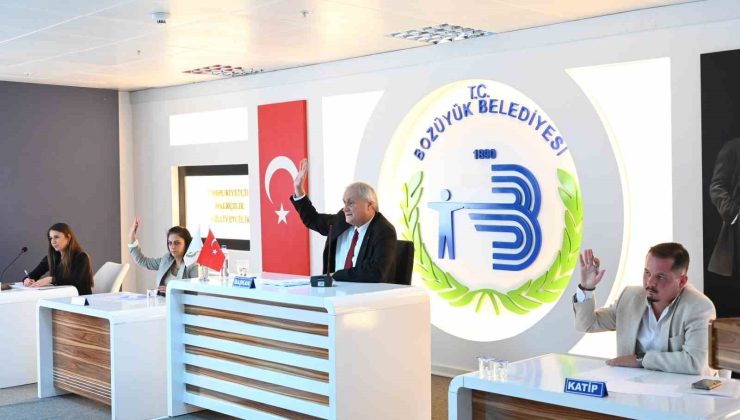 Bozüyük Belediye Meclisi Ekim ayı toplantısı yapıldı