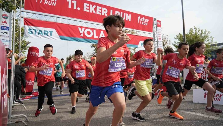 Bursalıların akın ettiği 11. Eker I Run, rekor katılımla gerçekleşti