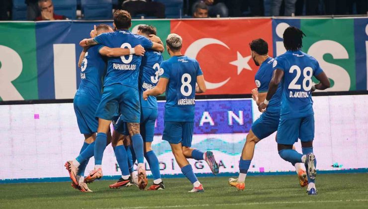 Çaykur Rizespor, 5 hafta sonra gol sevinci yaşadı