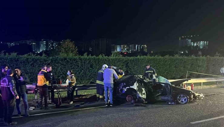 Çerkezköy-Kapaklı yolunda feci kaza: 1 ölü, 1 yaralı