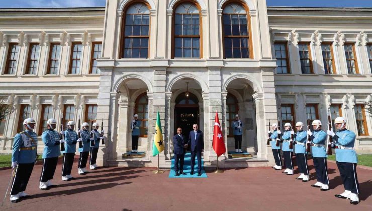 Cumhurbaşkanı Erdoğan, Sao Tome ve Principe Demokratik Cumhuriyeti Başbakanı Patrice Emery Trovoada’yı kabul etti