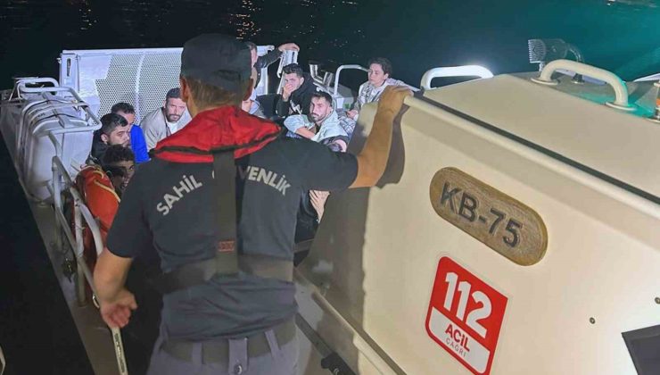 Datça’da 46 düzensiz göçmen yakalandı