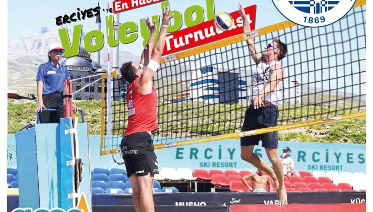 Erciyes’te en havalı voleybol turnuvası