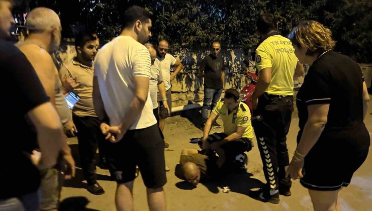 Ev sahibinin misafirlikte olduğu eve girmeye çalışan hırsız komşular tarafından yakalandı