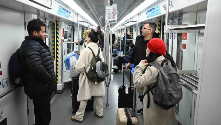 Gayrettepe-İstanbul Havalimanı Metrosunda rekor yolcu sayısı