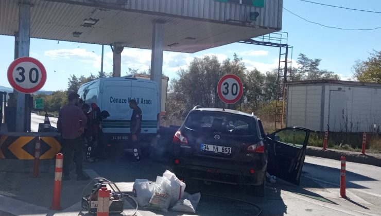 Gişelerde feci kaza: 1 ölü, 1 yaralı