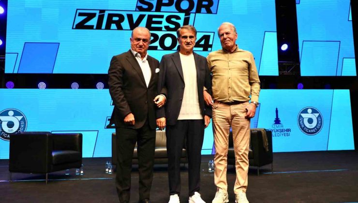 İzmir Spor Zirvesi’nde ‘Efsanelerle Futbol’ oturumu gerçekleştirildi