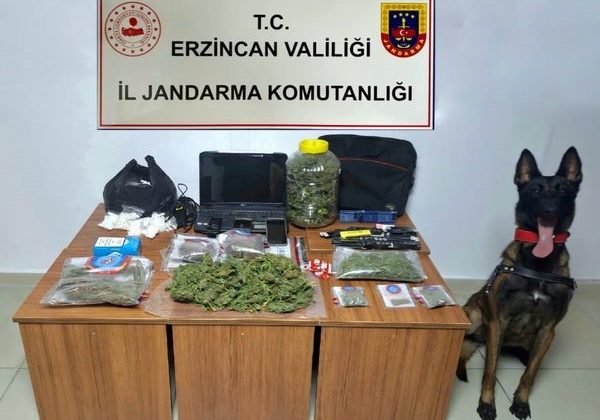 Jandarma ekipleri Erzincan’da uyuşturucuya geçit vermiyor