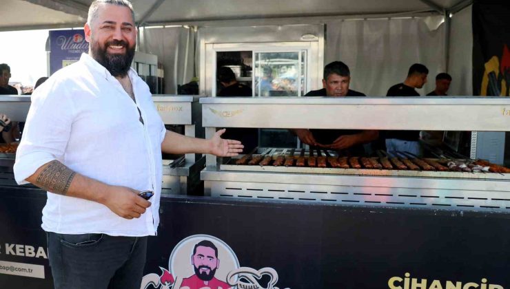 Kebapçılar TEKNOFEST’te dumansız mangal yaptı