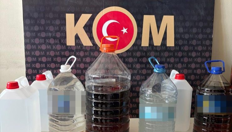 Kırıkkale 37 litre kaçak içki ele geçirildi: 2 gözaltı