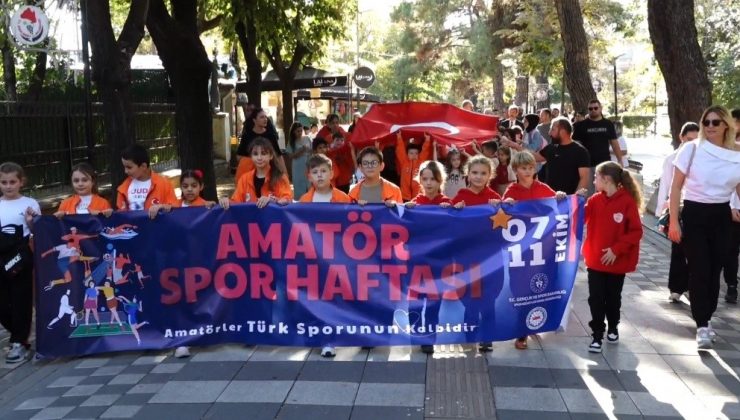 Kırklareli’nde Amatör Spor Haftası yürüyüşle başladı