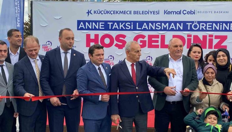 Küçükçekmece Belediyesi’nden ’Anne taksi’ projesi hayata geçirildi