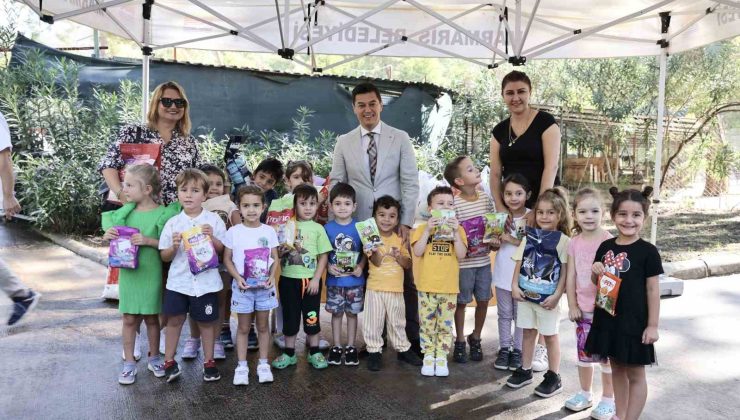 Marmaris Hayvan Bakımevi’ne öğrencilerden yoğun ilgi