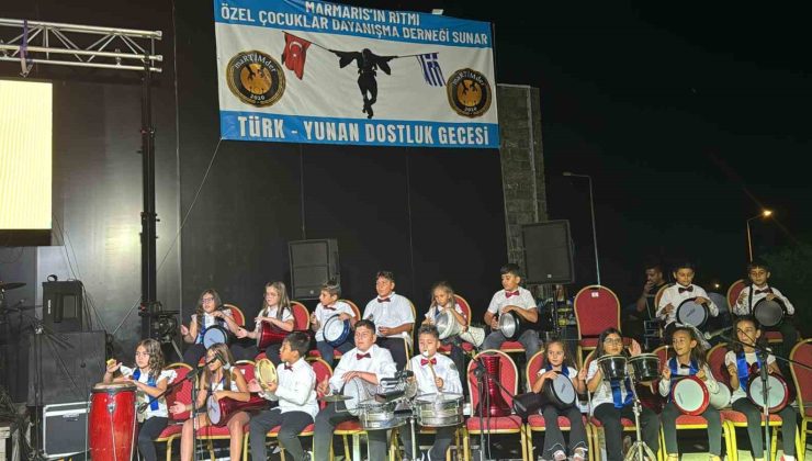 Marmaris’in özel çocuklarından özel konser