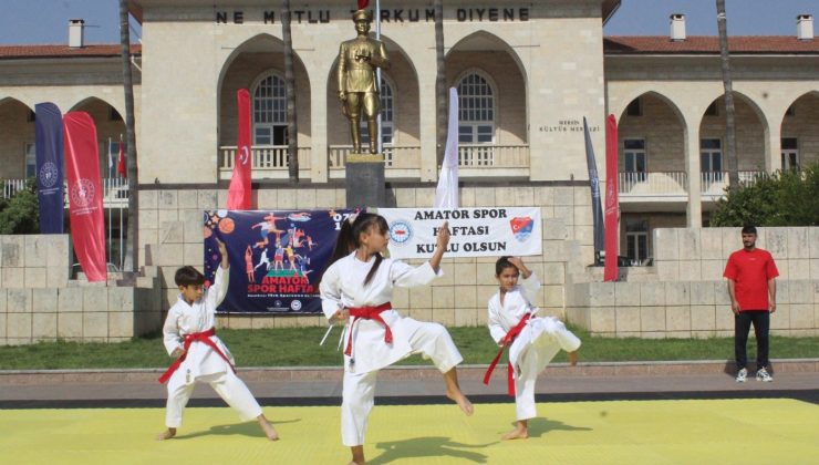 Mersin’de Amatör Spor Haftası yürüyüşle başladı