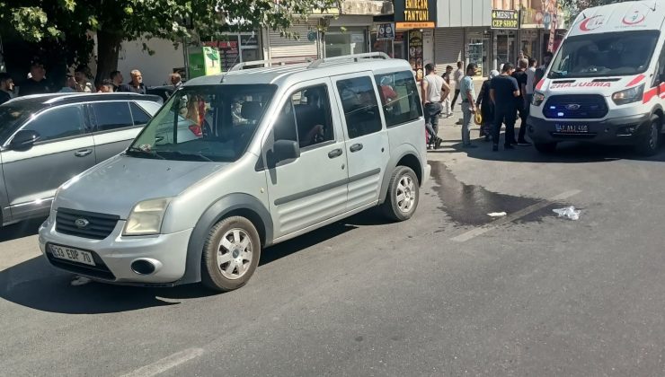 Midyat’ta kamyonetin çarptığı yaya yaralandı