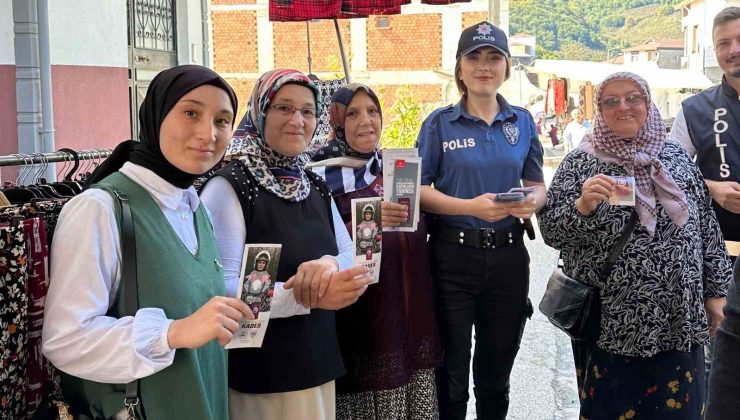 Ordu’da vatandaşlara dolandırıcılık ve KADES bilgilendirmesi