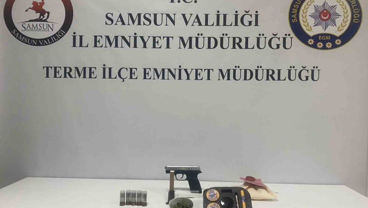 Pompalı tüfekli saldırganların evinden uyuşturucu ve silah çıktı