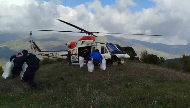 Samsun’da helikopter destekli uyuşturucu operasyonu