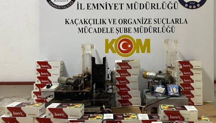 Samsun’da kaçak tütün operasyonu