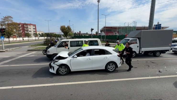 Samsun’da zincirleme kaza: 1 yaralı