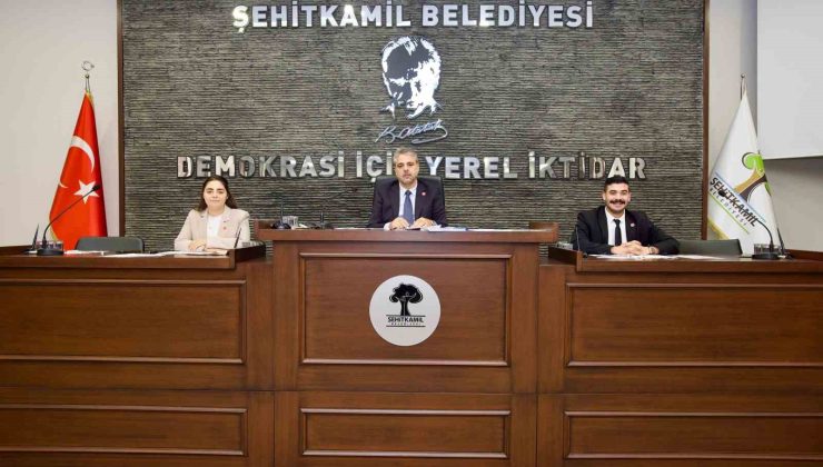 Şehitkamil Belediye meclis toplantısı yapıldı