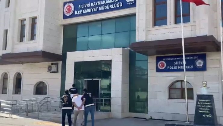 Silivri’de çocuğunun gözü önünde eşini darp eden adam yakalandı