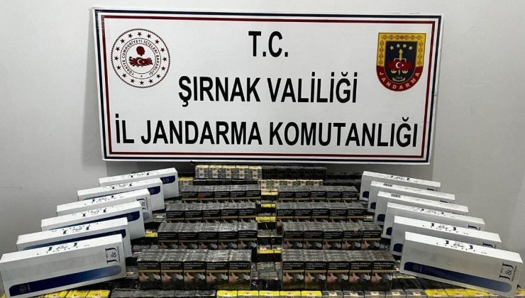 Şırnak’ta jandarma ekiplerinden kaçakçılara operasyon: 17 kişiye işlem yapıldı