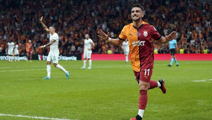 Trendyol Süper Lig: Galatasaray: 1 – Alanyaspor: 0 (İlk yarı)