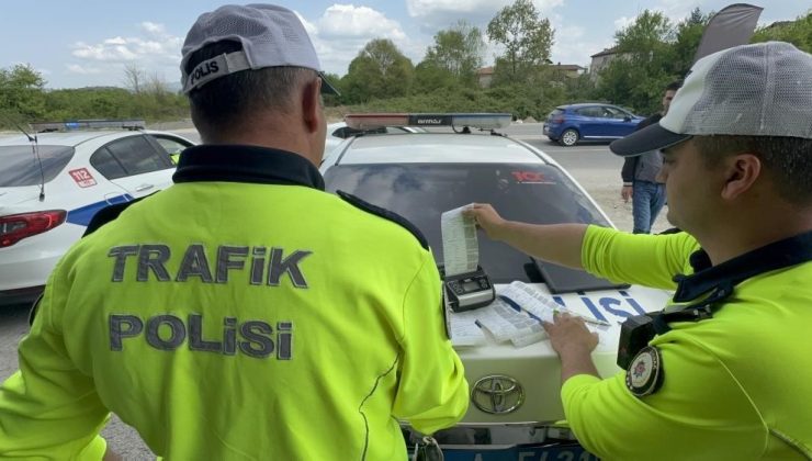 140 araç trafikten men edildi 35 sürücüye alkolden işlem yapıldı