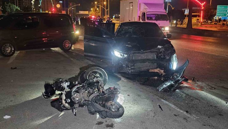 Adana’da otomobil ile motosiklet çarpıştı: 1 ölü