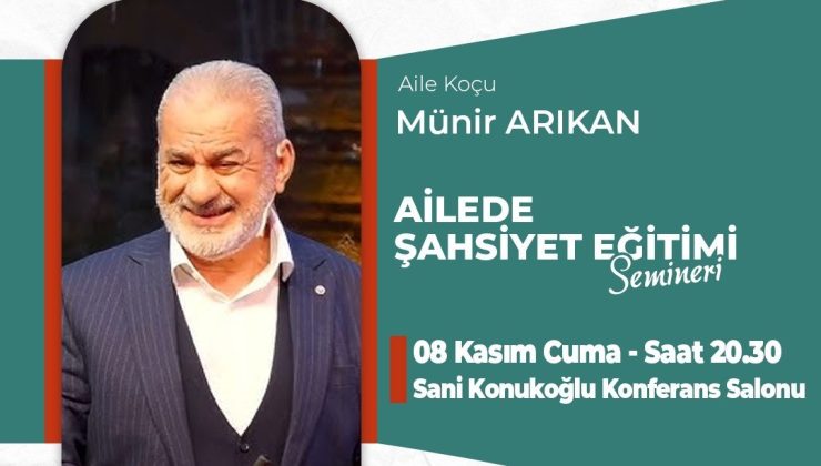 Aile okulunda bu hafta ‘’Ailede Şahsiyet Eğitimi” anlatılacak