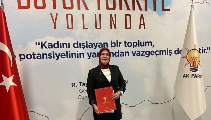 AK Parti Turgutlu Kadın Kolları  Başkanlığına Ebru Temel atandı