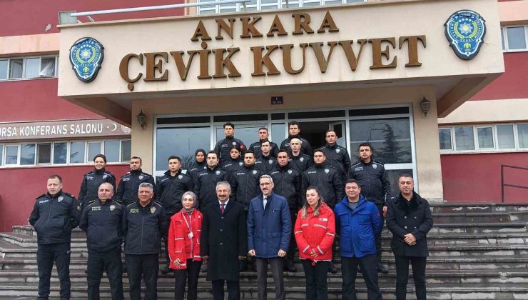 Ankara İl Emniyet Müdürü Dinç, Türk Kızılay’a kan bağışında bulundu