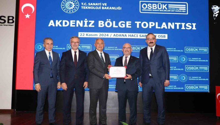 AOSB’ye “Yeşil OSB” belgesi