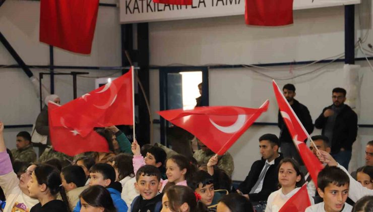 Askeri Bando ekibinden Çukurca’da unutulmaz konser