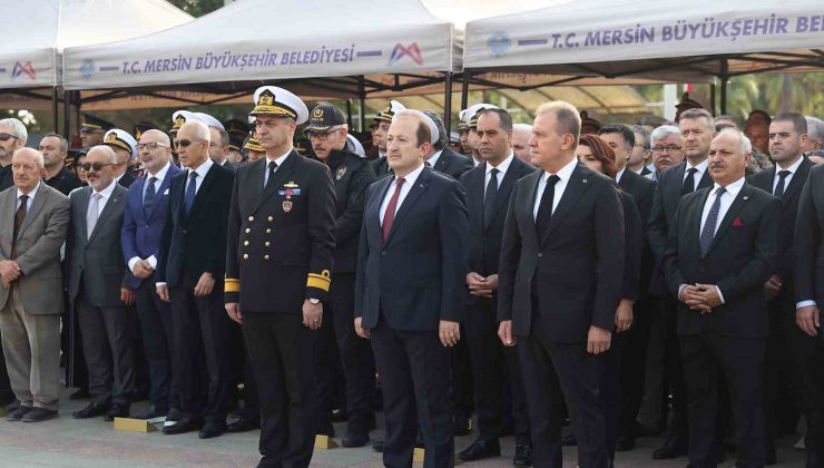 Atatürk, ölümünün 86. yılında Mersin’de anıldı