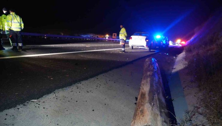 Balıkesir’de tomruk yüklü tır dehşet saçtı: 1 ölü, 9 yaralı