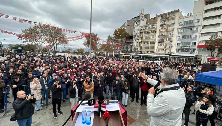 Bandırma halkı stat için ayaklandı