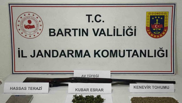 Bartın’da uyuşturucu operasyonu: 1 gözaltı