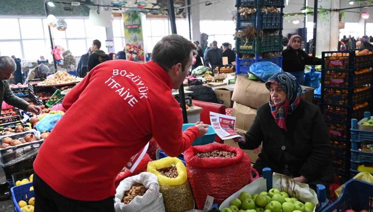 Bozüyük Belediyesi İtfaiyesi vatandaşları karbonmonoksit zehirlenmelerine karşı uyarıyor